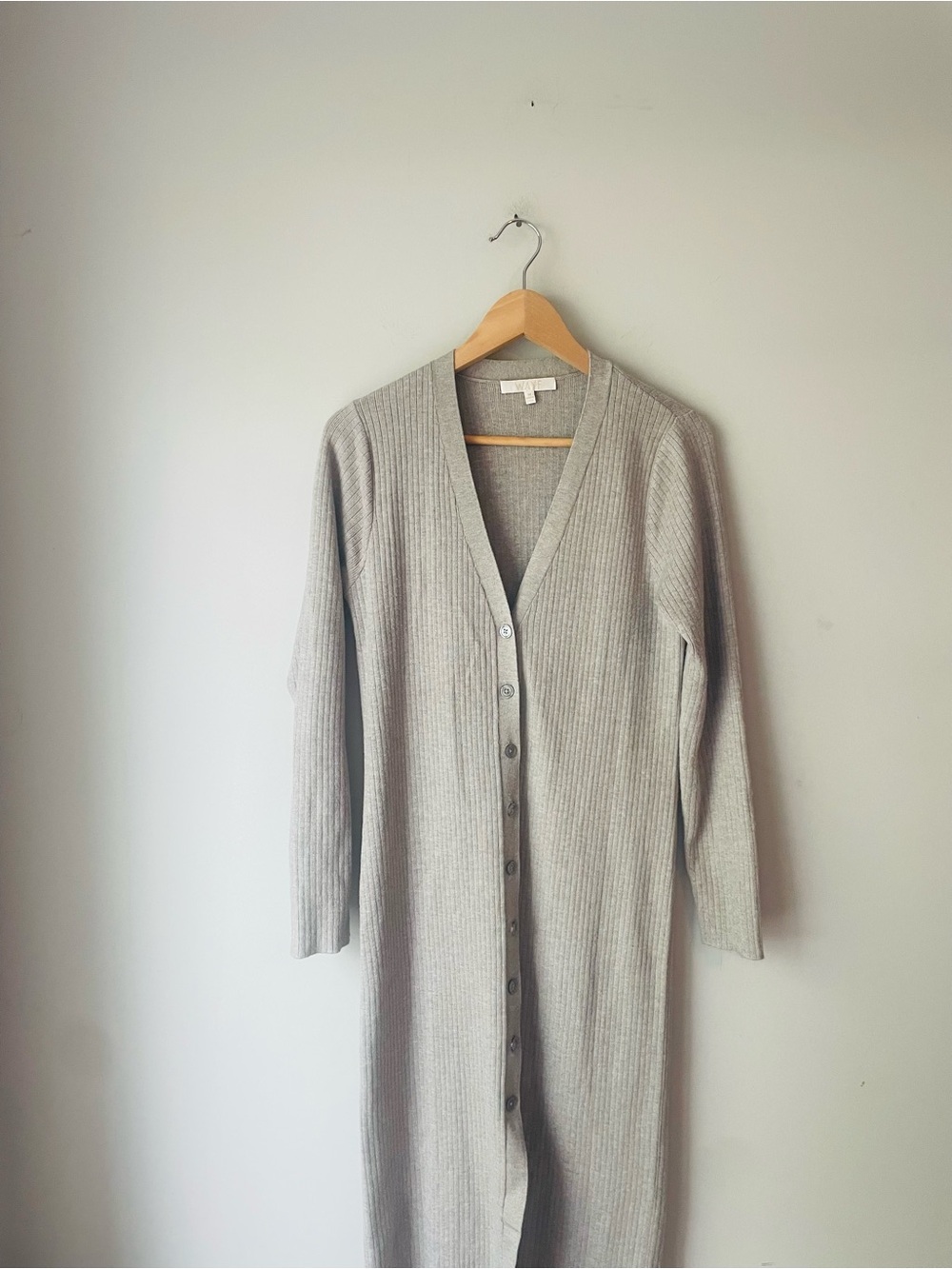 WAYF Ribbed Cardigan Duster - Picture 2 of 8